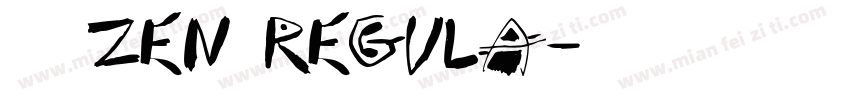 88 Zen Regula字体转换